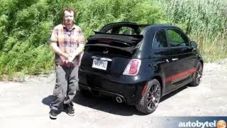 FIAT 500 Abarth Cabrio Operation  How the Fiat 500c Convertible Cloth Top Works  ABTL Auto Extras [upl. by Emeline]