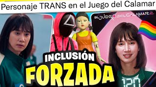 INCLUSIÓN FORZADA EN EL JUEGO DEL CALAMAR Personaje TR4NS y PROGRE 🤣 [upl. by Htevi67]