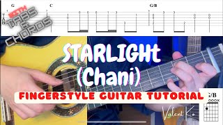 STARLIGHT CHANI Ost True Beauty  Fingerstyle Guitar Tutorial  Tabs  Chords [upl. by Ynnos721]