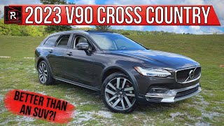 The 2023 Volvo V90 B6 Cross Country Is A Lifted Luxury Hybrid Wagon For Families [upl. by Atiluap668]