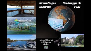 38 Kreuzlingen am Bodensee Seepark  SchweizKanton Thurgau eine Stadt an der Grenze zu Konstanz [upl. by Xavier410]