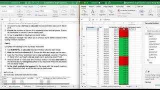 AQ2022 AAT Level 3 Spreadsheets MATST Ch 2 Spreadsheet Case Study Bumper Beds Ltd data [upl. by Donetta]