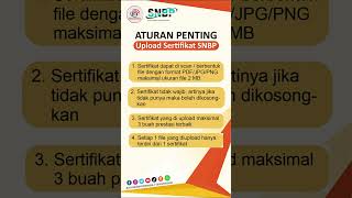 Aturan Penting Upload Sertifikat SNMPTN  SNBP 2023 [upl. by Ymrots]