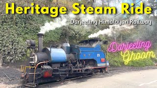 Heritage Steam Toy Train Ride  Ghoom Joyride Special  Darjeeling Himalayan Railway [upl. by Peedsaj]