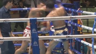 Muay Thai Fight Pakorn vs Seksan  New Lumpini Stadium Bangkok 2nd May 2014 [upl. by Assenad]