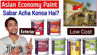 Asian All Exterior Economy Paint Review  Low Mony Paint [upl. by Ardnassac]