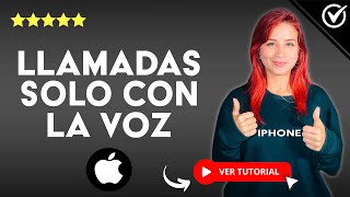 Cómo Hacer LLAMADAS SOLO CON LA VOZ en iPhone  🗣️​ Usa Siri con la voz ​🗣️ [upl. by Beaufert986]