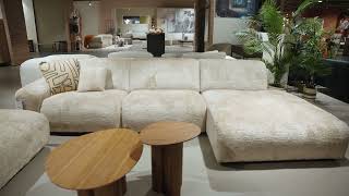 Primavera Furniture  Hoeksalon Massa  Beige [upl. by Atteuqihc]