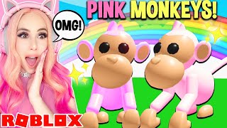 How I Found A PINK MONKEY In Adopt Me Roblox Adopt Me Circus Update [upl. by Irtimid]