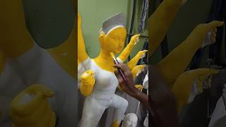 Durga thakur colouringdurgathakur idol makingdurgathakurbarir durga pujadurga [upl. by Wildee]