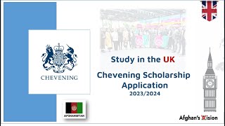 Chevening Scholarship Application 20232024 [upl. by Llennoc]