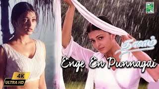 Enge En Punnagai  4K Video  Thaalam  ARRahman  Aishwarya Rai  Vairamuthu [upl. by Koo931]