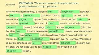 Perfectum  We leren Nederlands  DUTCH [upl. by Medorra]