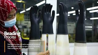 Ansell Manufacturing of ActivArmr® Rubber Insulating Gloves [upl. by Rillis]