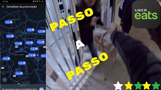 ENTREGA PASSO A PASSO UBER EATS [upl. by Enicul]