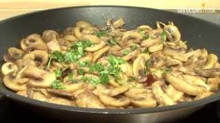 Tapas recipe  Spanish garlic mushrooms [upl. by Annert]