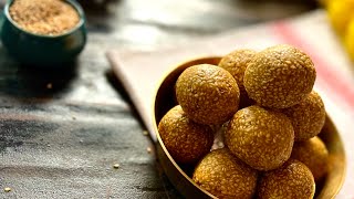 Easy and Tasty Til Ke Laddu Recipe  Tilache Ladoo [upl. by Dominy300]