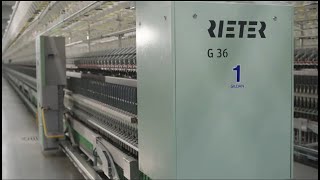 Rieter Robots Running the Mills – The Industry’s First Fully Automated Piecing Robot ROBOspin [upl. by Anyahc530]