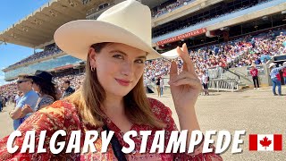 THE BIGGEST RODEO IN CANADA  Calgary Stampede Travel Guide [upl. by Jehius283]