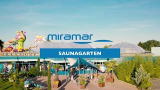 Der Saunagarten  Miramar Salz amp Kristall Therme [upl. by Aliel]