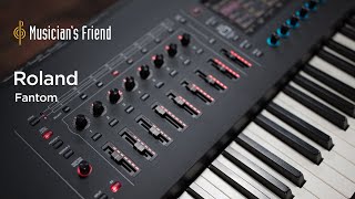 Roland Fantom SynthesizerWorkstation  Demo Overview and Features [upl. by Corotto196]