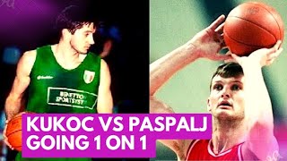 PRENBA TONI KUKOČ VS ŽARKO PASPALJ  1 ON 1  1993 [upl. by Nayab]