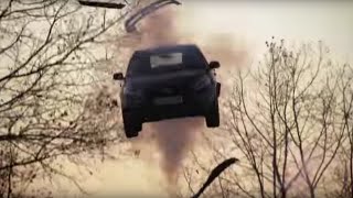 Launching a Car With An Air Cannon Top Gear [upl. by Rumilly]