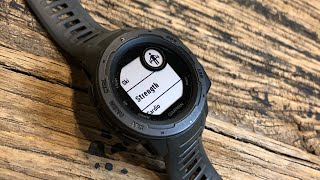 Garmin Instinct Strength App Review [upl. by Keli]