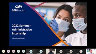 2022 SSM Health Summer Administrative Internship Information Session [upl. by Nawiat]