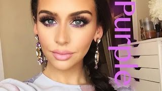 Purple Passion  Color Series Makeup Tutorial [upl. by Elocaj93]