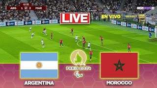 🔴LIVE Argentina vs Morocco  Paris 2024 Olympics Games  Full Match Today [upl. by Natalie]