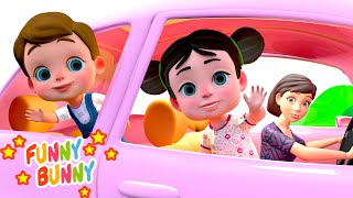 Car Songs  Funny Bunny  Kids Songs amp Nursery Rhymes Compilation [upl. by Hardden]