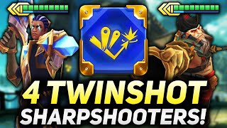 SHARPSHOOTER 4 TWINSHOT 3 STAR CARRIES DO CRAZY BOUNCING DAMAGE  Teamfight Tactics Patch 125B [upl. by Adeirf]