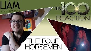 The 100 4x03 The Four Horsemen Reaction [upl. by Aihseya]