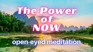 OpenEyed Meditation for Presence 🌟 Be here and now Easy Beginner Friendly Meditation [upl. by Eloc441]