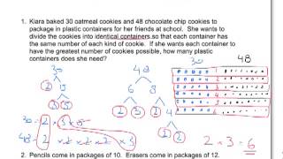 GCF and LCM Word Problems [upl. by Tatman]