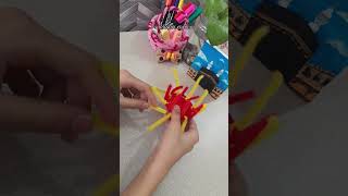 Making basket with pipe cleaners 🎀 ✨️ art trending shorts subscribe [upl. by Rodrigo]