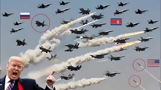 25 minutes ago 570 Advanced Russian and Korean Fighter Jets Destroyed by Deadly US Weapons [upl. by Sandeep925]