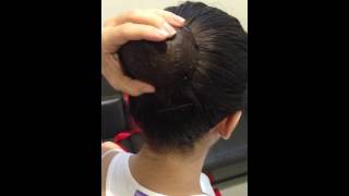 MOTION ART STUDIO How to make a classical bun [upl. by Laenahtan]