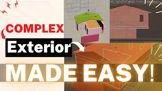 3Ds Max Exterior Modeling Tutorial  Beginner friendly [upl. by Kosak]