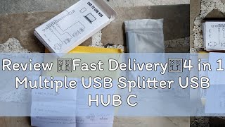 Review 【Fast Delivery】4 in 1 Multiple USB Splitter USB HUB Converter 4 Ports USB 30 Docking Statio [upl. by Vincenty342]