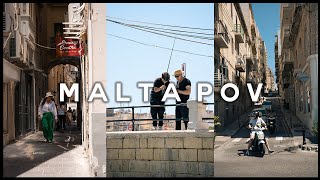 Relaxed Malta Street Photography POV  SONY A7III  Tamron 70300mm [upl. by Digirb]