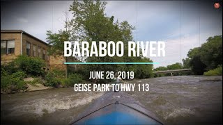 Kayaking the Baraboo River  Baraboo WI  June 2019 [upl. by Arleyne]