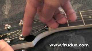 Change strings  string your guitar so it will NEVER lose tuning [upl. by Odranar]