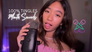 ASMR  EXTREMELY Wet MOUTH SOUNDS 100 Sensitivity 💯👄💕 [upl. by Eiznikam882]