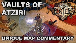 Path of Exile Vaults of Atziri Lvl 68 Unique Vaal Pyramid Map  Opening Chests with MartinCreek [upl. by Darraj]