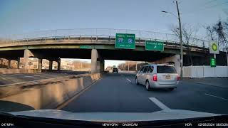 school bus getting pulled over in yonkers  viofo a139 pro 4K [upl. by Dew754]