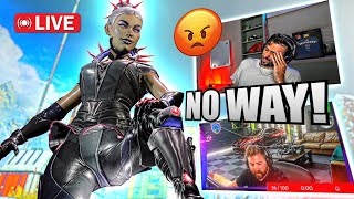 KILLING APEX PROS amp TWITCH STREAMERS IN 1 PRED RANK WITH REACTIONS FT Snip3down Rogue Dropped [upl. by Ymer]