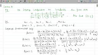 Lecture 2  Interpolation and Approximations [upl. by Gnilrits]