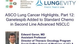 ASCO Lung Cancer Highlights Pt 12 Ganetespib with Second Line Chemotherapy [upl. by Aziram]